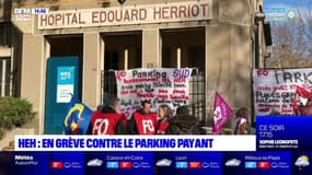 Lyon: des soignants manifestent contre le parking payant de l'hôpital Edouard Herriot