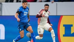 Ligue Europa - Hoffenheim-OL - Valentin Gendrey et Saïd Benrahma, le 7 novembre 2024