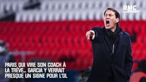 OL : le PSG vire son coach à la trêve... Garcia y voit presque un signe comme en 2012 (et rend hommage à Tuchel)