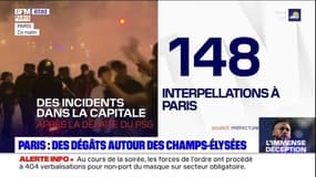 PSG-Bayern: 148 personnes interpellées en marge de la finale à Paris