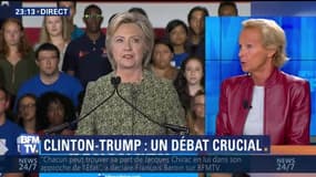 Débat Clinton-Trump: "Ça sera un match de catch", Christine Ockrent