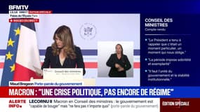 "La fraude sociale c'est 13 milliards d'euros de perte chaque année", rappelle Maud Bregeon, porte-parole du gouvernement