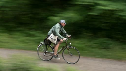 Un cycliste - Image d'illustration