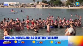 Nouvel an : Plusieurs centaines de personnes se sont jetées à l'eau à Marseille et Toulon