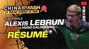 Résumé WTT CHINA : Alexis Lebrun tombe la tête haute (32e de finale)