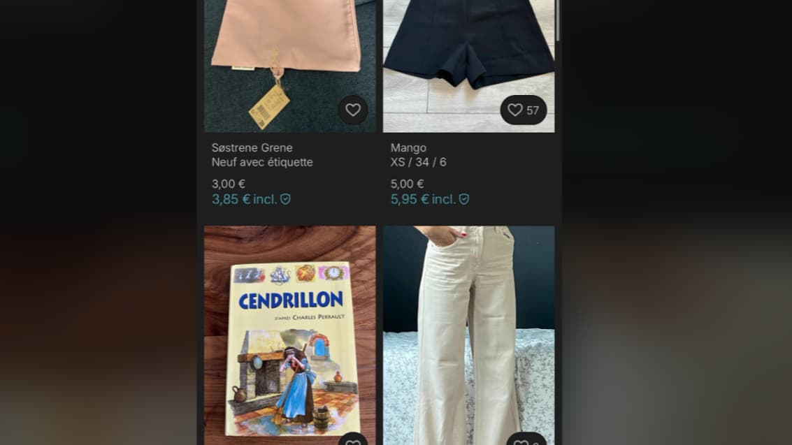 Vinted affiche désormais le prix sans supplément, et le montant avec les frais pour la protection acheteur. 