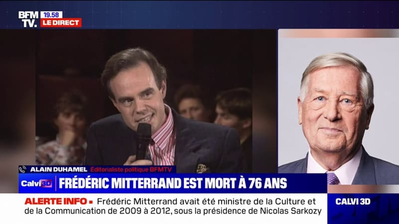 Alain Duhamel sur Frédéric Mitterrand: 