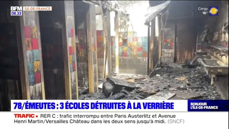 Yvelines: trois écoles détruites à La Verrière après les émeutes, les élèves ne pourront pas y faire leur rentrée