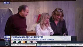 Scènes sur Seine: Enora Malagré au théâtre