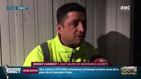 "Quoi qu'il arrive, il faut se structurer" pour un "gilet jaune" de Montargis, Jérémy Clément