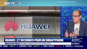 Huawei: 27 secondes pour fabriquer un smartphone