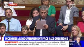Incendies: Michel Sala, député Nupes du Gard, appelle le gouvernement à donner "des moyens nouveaux à la flotte des avions anti-feu"