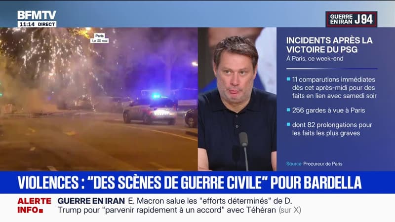 Débordements après le sacre du PSG: 