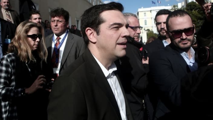  Le leader de Syriza Alexis Tsipras veut remettre en question la politique d'austérité imposée par les créanciers du pays. 
