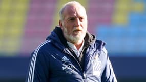 Patrick Arlettaz, coach de Perpignan, le 4 mars 2023