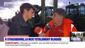 Colère des agriculteurs à Strasbourg: des "structures plus petites" en souffrances en Alsace