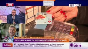 Titres-restaurant/supermarché: "Nous ne pouvons pas accepter que les législateurs continuent de dévoyer l'objet social" affirme Franck Chaumès 