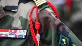 Des Insignes et décorations d'un légionnaire prise le 26 novembre 2009 sur la base de Calvi 