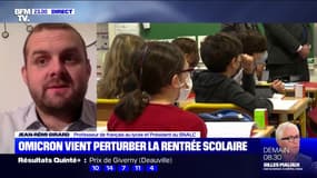Ce professeur de français se dit très inquiet de la situation sanitaire en prévision de la rentrée scolaire à venir 