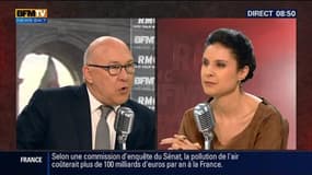 Michel Sapin face à Apolline de Malherbe en direct
