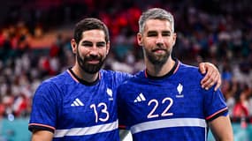 Nikola et Luka Karabatic avec les Bleus aux JO le 7 août 2024