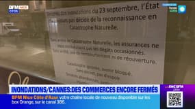 Cannes: des commerces toujours fermés plus de deux mois après les inondations