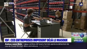 Ile-de-France: ces entreprises qui imposent déjà le masque
