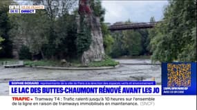 Paris: le lac des Buttes-Chaumont entièrement vidé avant les Jeux olympiques