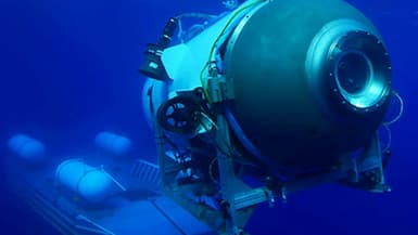 Photo non datée fournie par OceanGate Expeditions du submersible Titan