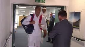 Rafael Nadal se heurte la tête à Wimbledon
