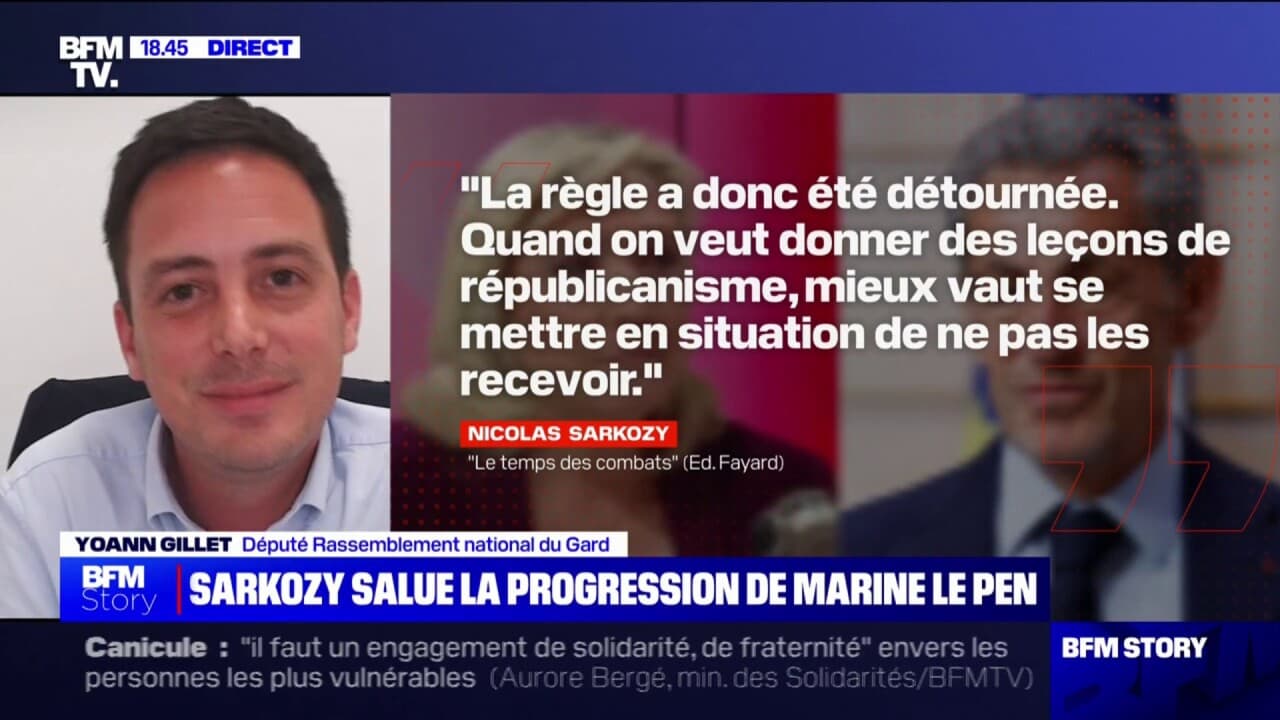 Éloges De Nicolas Sarkozy à Marine Le Pen: "Le Temps A Donné Raison à ...