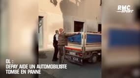 OL : Depay aide un automobiliste tombé en panne 