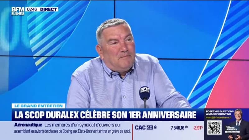 François Marciano, directeur général chez Duralex Scop SA, est l'invité de good morning business