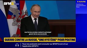 Menace russe: Vladimir Poutine accuse les Européens de "mensonge" et "d'hystérie"