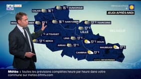 Météo Nord-Pas-de-Calais : une journée sous les nuages avant l'arrivée de la pluie en début de soirée, jusqu'à 17°C à Lille