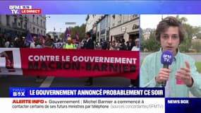 Manifestations contre le gouvernement Barnier: "Il y a une lutte de fond contre Emmanuel Macron, contre ce déni démocratique", affirme Manès Nadel (Union syndicale lycéenne)