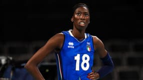 Paola Egonu avec la sélection italienne, lors des JO 2021.