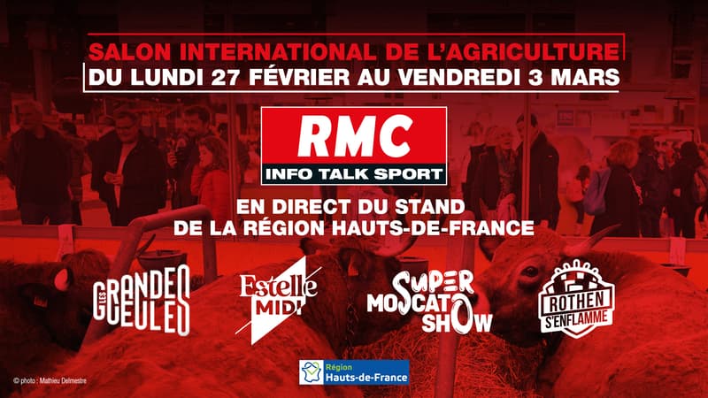 RMC en direct du salon de l'agriculture