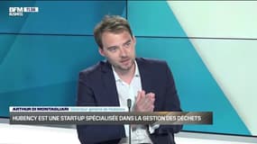 Arthur Di Montagliari (Hubency) : Hubency est une start up spécialisée dans la gestion des déchets - 08/05