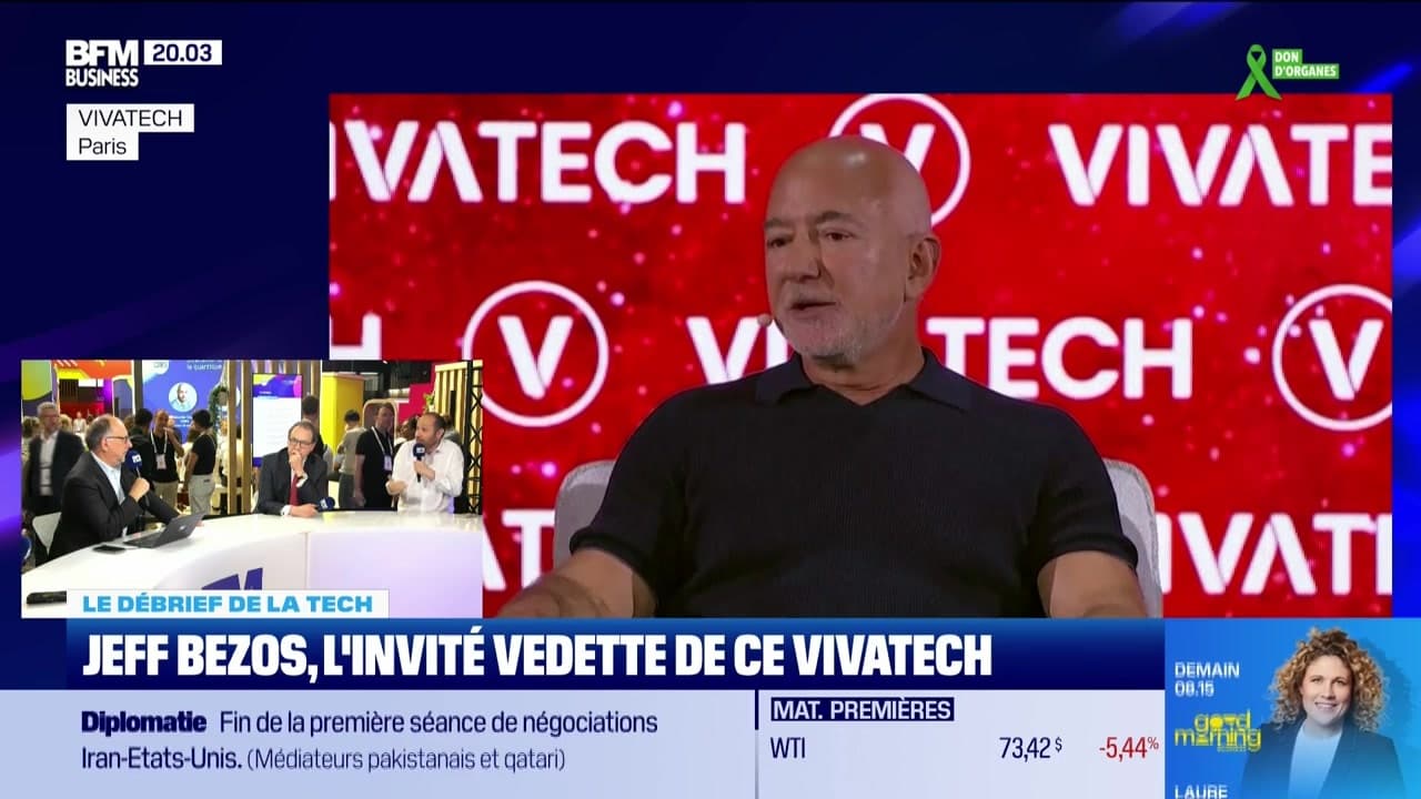 Jeff Bezos, l'invité vedette de ce VivaTech - 22/06