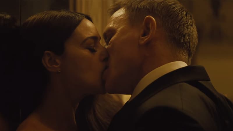 Monica Bellucci et Daniel Craig dans  "007 Spectre".