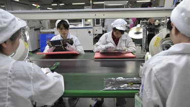 Une usine de Foxconn, un autre sous-traitant d'Apple, en 2010.