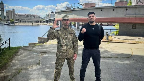 Un membre de la Légion Liberté de la Russie le fondateur du RDK, Denis Kapustin, sur une photo postée le 17 mai 2023 sur Telegram. Un membre de la Légion Liberté de la Russie le fondateur du RDK, Denis Kapustin, sur une photo postée le 17 mai 2023 sur Telegram.