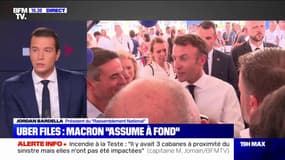 Jordan Bardella sur les Uber files: "Dans la France d'Emmanuel Macron, ce sont les gens qui vont bénéficier de la loi qui l'écrivent"