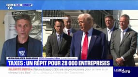 Suspension des droits de douane: "L'incertitude, ce n'est jamais très bon, mais il faut s'adapter", assure ce chef d'entreprise