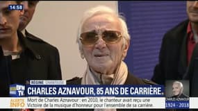 "Il est immortel", réagit Régine avec émotion, à la mort de Charles Aznavour