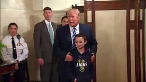 Donald Trump fait visiter la Maison blanche  