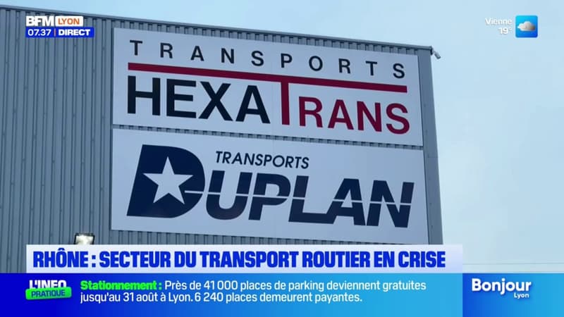 Rhône: le secteur du transport routier en crise (1/1)