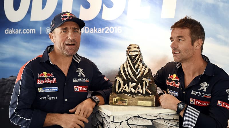 Dakar : Stéphane Peterhansel et Sébastien Loeb (Peugeot)