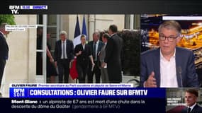 "Le chaos, c'est le camp présidentiel" assure Olivier Faure (PS)